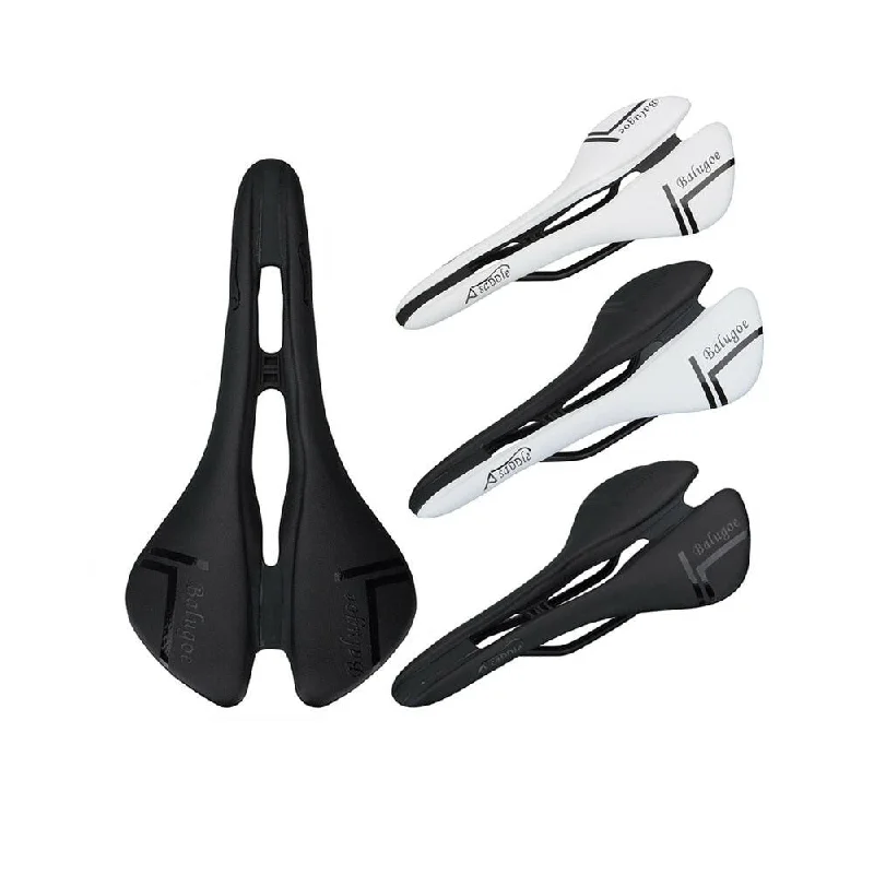 bicycle lever reliability-BALUGOE Race Bicycle Bike Saddle Road Bicycle Saddle Mountain comfortable lightweight Soft Cycling Seat MTB Bike Saddle