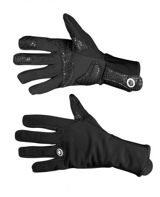 bicycle club comfort-Assos Early Winter Gloves S7 Black Volkanga LG