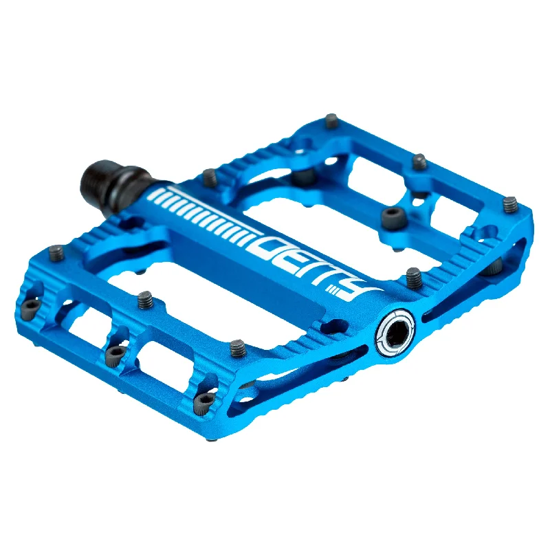 bicycle valve stability-Deity Black Kat Pedals Blue