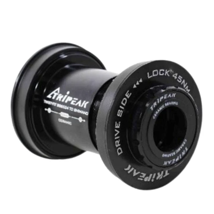 bicycle shoe adaptability-Tripeak BB65 Twist Fit Ceramic Bottom Bracket-Shimano Look