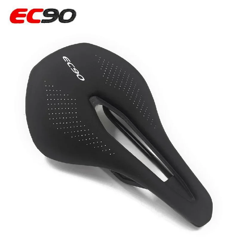 bicycle downhill comfort-EC90 MTB Road Bike Saddles PU Ultralight Breathable Comfortable Seat Cushion Bike Racing Saddle Parts Components