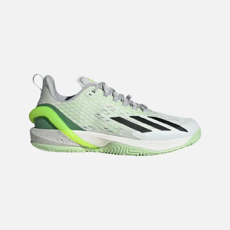 bicycle cleat reliability-Adidas Adizero Cybersonic Men's Tennis Shoes - Crystal Jade S24/Core Black/Lucid Lemon F23