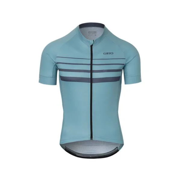 bicycle stand capacity-Giro Chrono Short Sleeve Road Jersey - Mineral Stripe