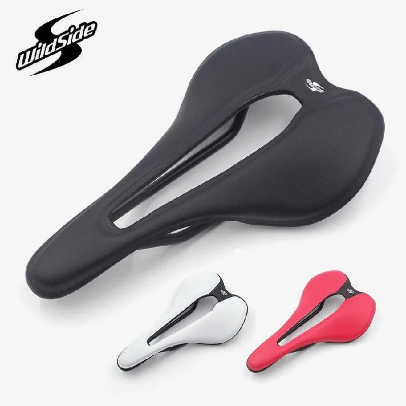 bicycle sidewall stability-Wildside Bike Boost Comfort Bicycle Saddle Road Mtb Mountain Bike Seat Selle Wide Saddle Cycling Seats Part Accessories For Men