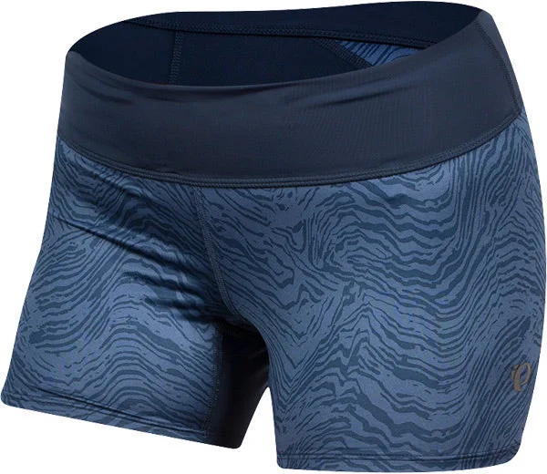 bicycle cleat responsiveness-Pearl Izumi 4" Studio Short - Womens - Navy-Navy Phyllite