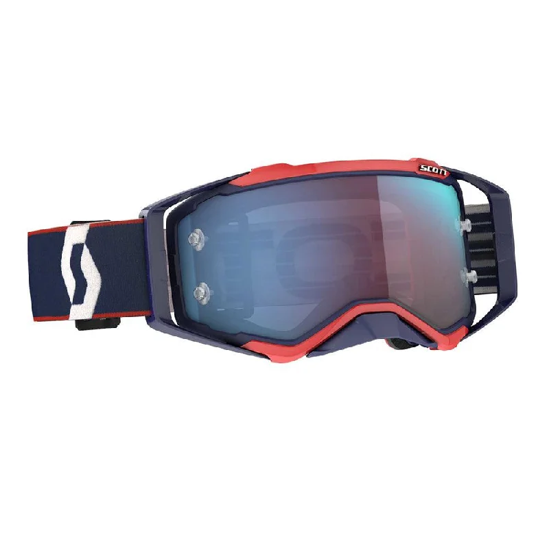 bicycle rotor strength-SCOTT 2021 PROSPECT GOGGLE - RETRO BLUE/RED (BLUE CHROME)