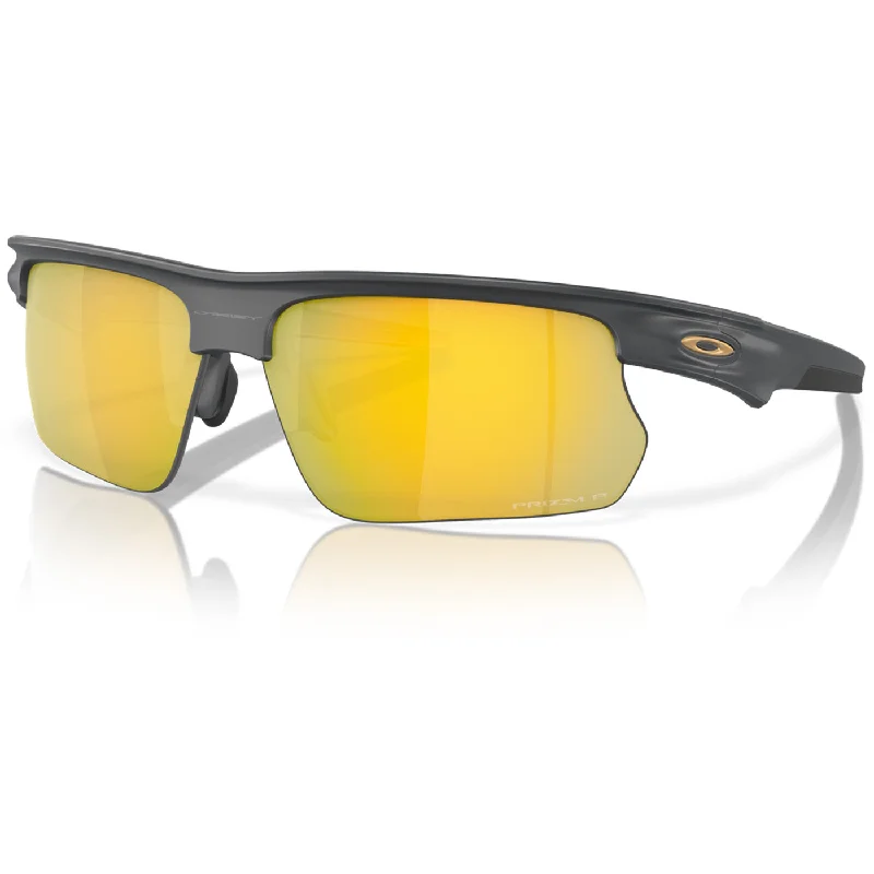 bicycle frame toughness-Occhiali Oakley Bisphaera - Matte Carbon Prizm 24k Polarized