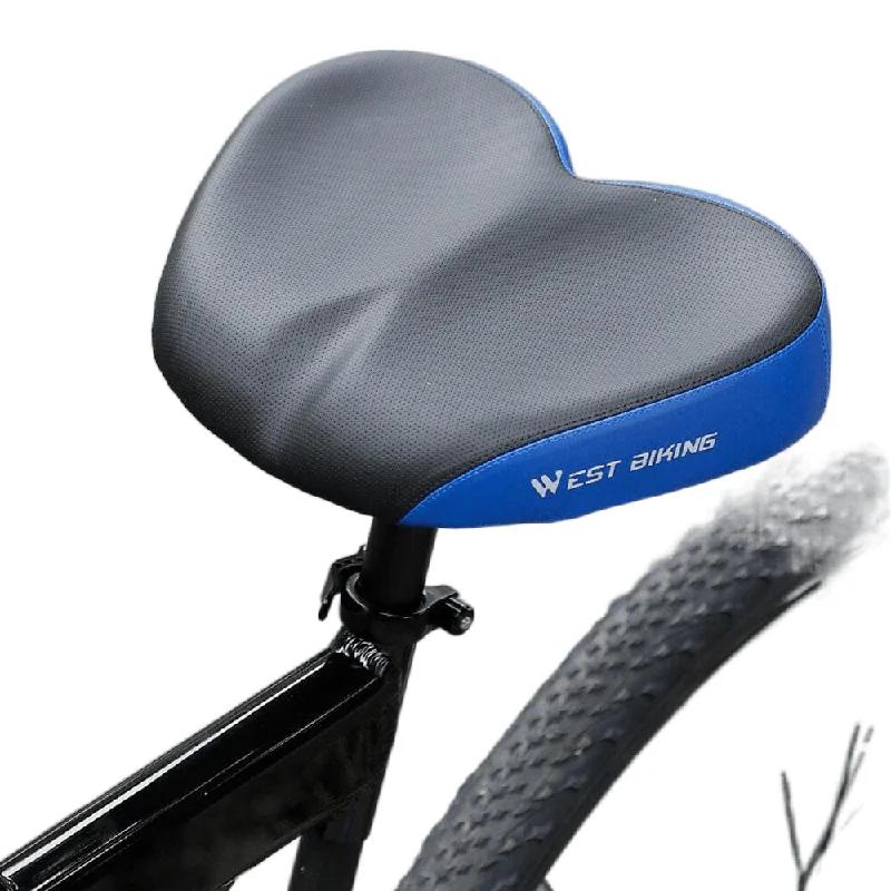 bicycle wheel aerodynamics-Bicycle Saddle Soft Widen Thicken Road Bike Cushion Long Distance Riding Comfortable Shockproof Cycling Seats