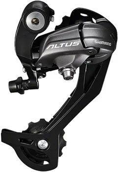 bicycle chain reliability-Shimano Altus RD-M370-SGS Rear Derailleur - 9 Speed, Long Cage