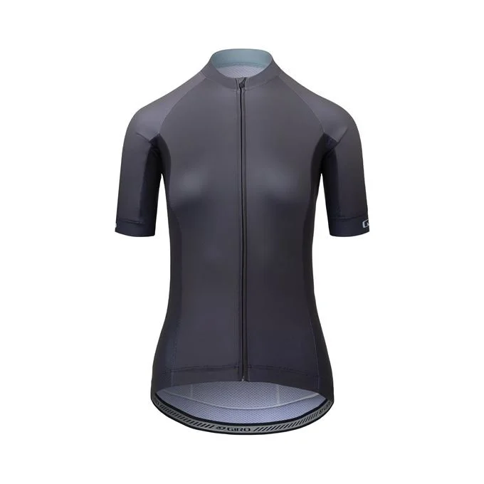 bicycle saddle weight-Giro Chrono Sport Short Sleeve Road Jersey - Womens - Black-Gray Fade