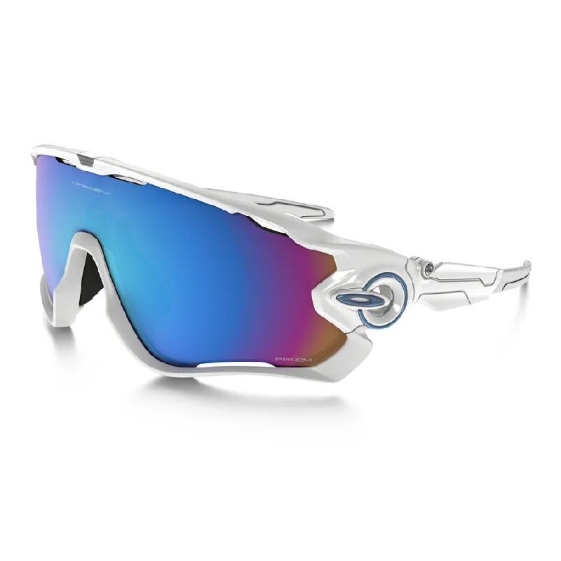 bicycle tool efficiency-Occhiali Oakley Jawbreaker - Polished White Prizm Snow