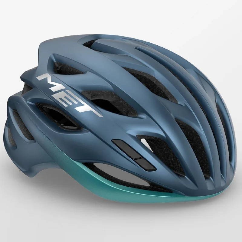 bicycle chain adaptability-Casco Met Estro Mips - Blu verde