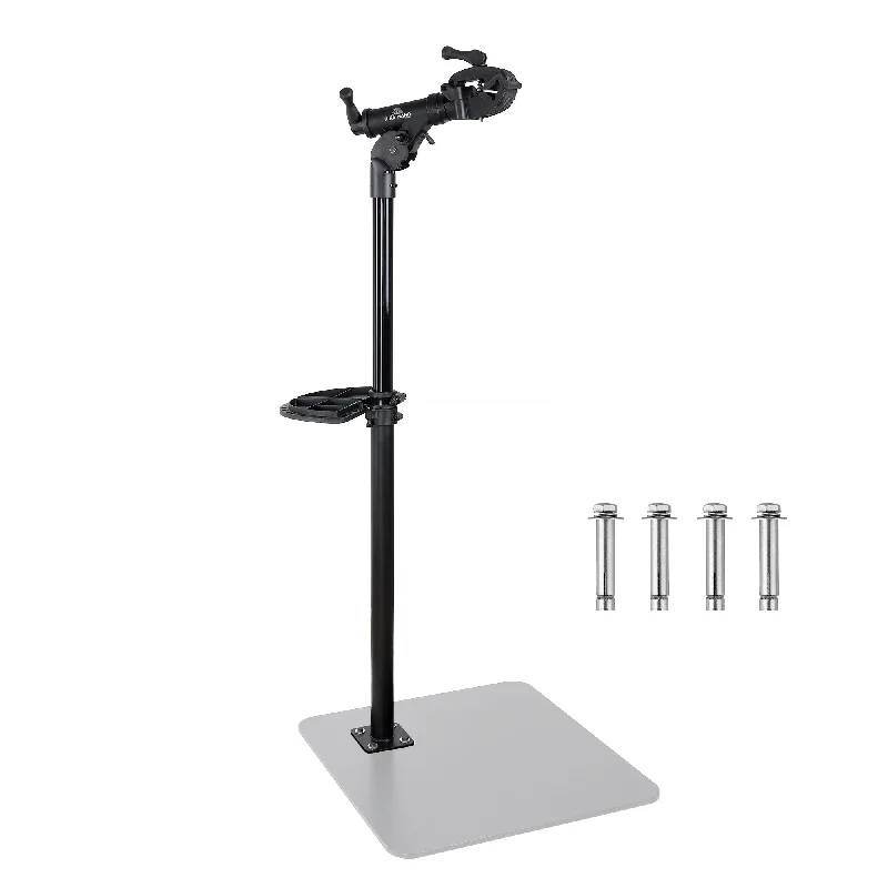 bicycle tire adaptability-Bikehand Bike Repair Stand - Home Bicycle Mechanics Workstand - for Mountain Bikes and Road Bikes Maintenance - Floor Mount Type