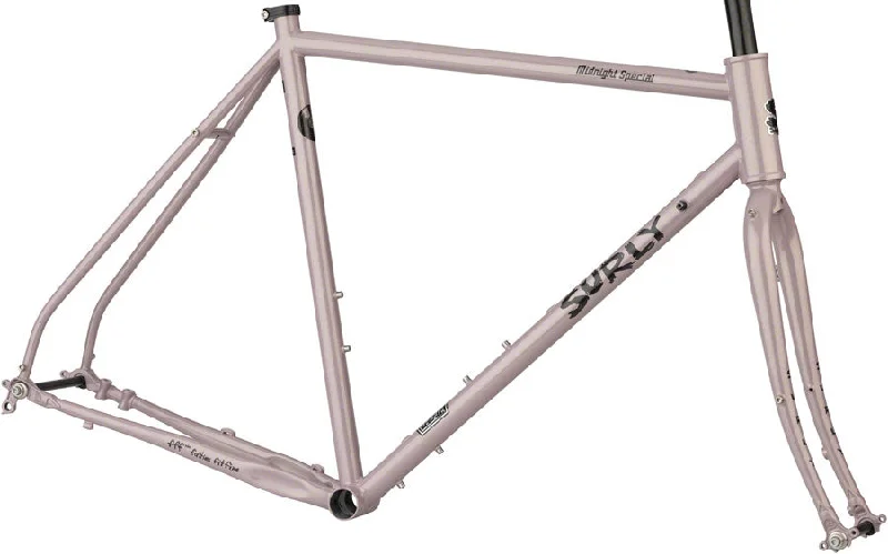 bicycle frame stability-Surly Midnight Special Frameset - 650b Steel Metallic Lilac 56cm