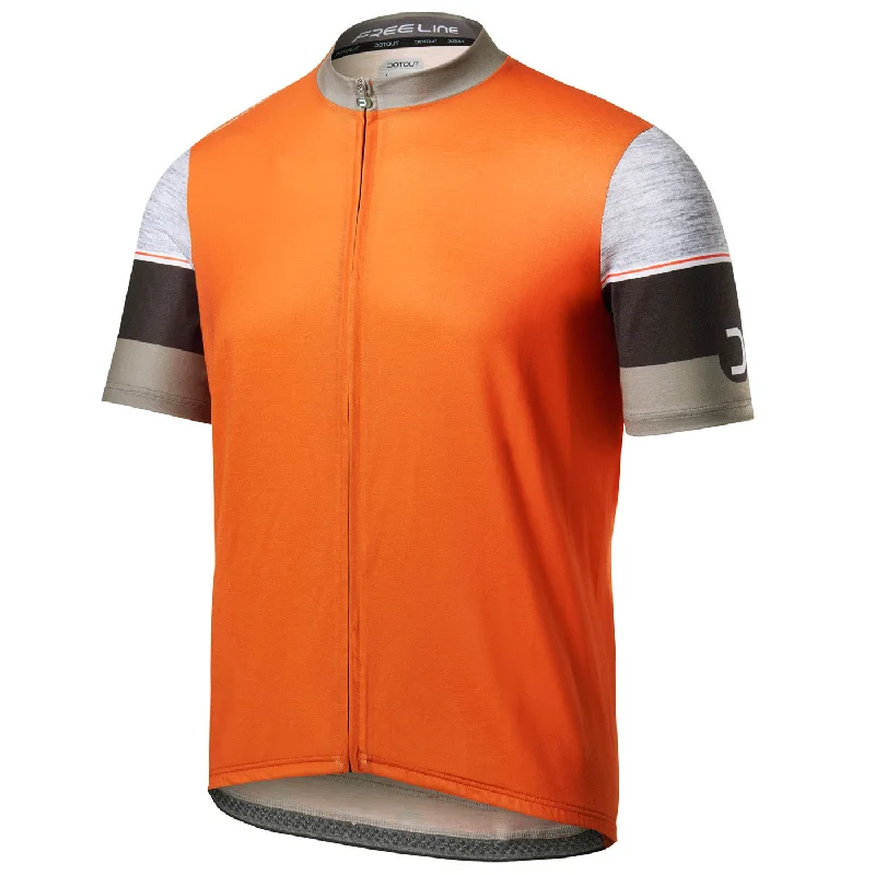 bicycle cleaner efficiency-Maglia Dotout Roca - Arancio