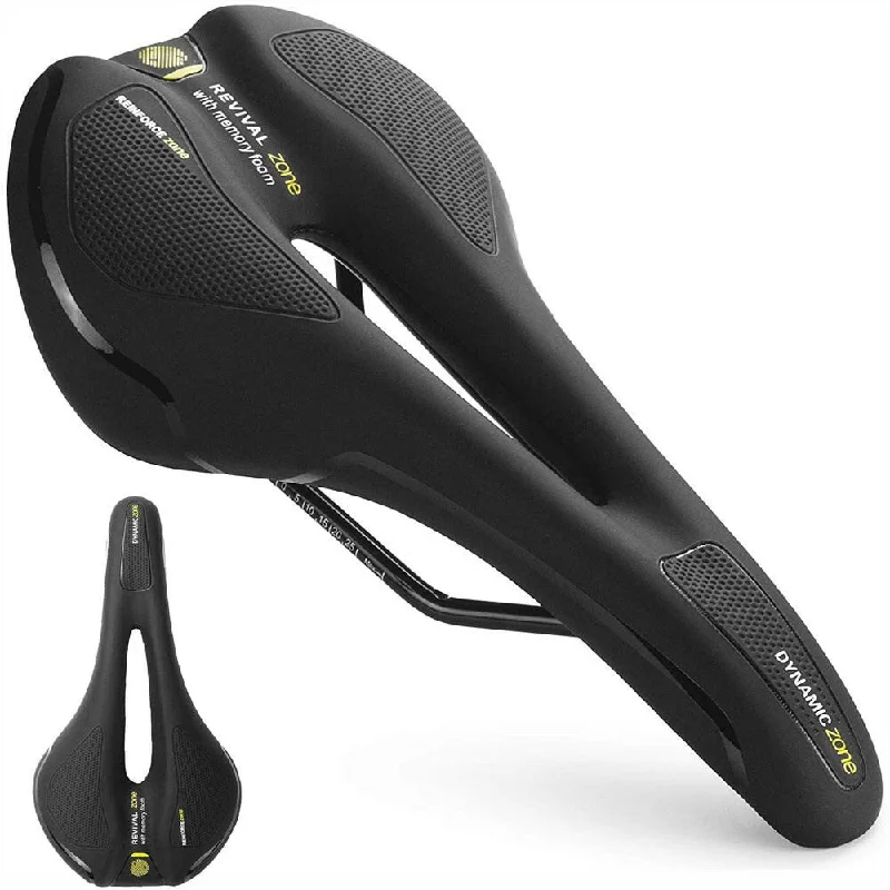 bicycle tire smoothness-Bicycle Saddle MTB Mountain Road Bike Seat Hollow Gel Comfortable Cycling Cushion Exercise Bike Saddle for Men and Women