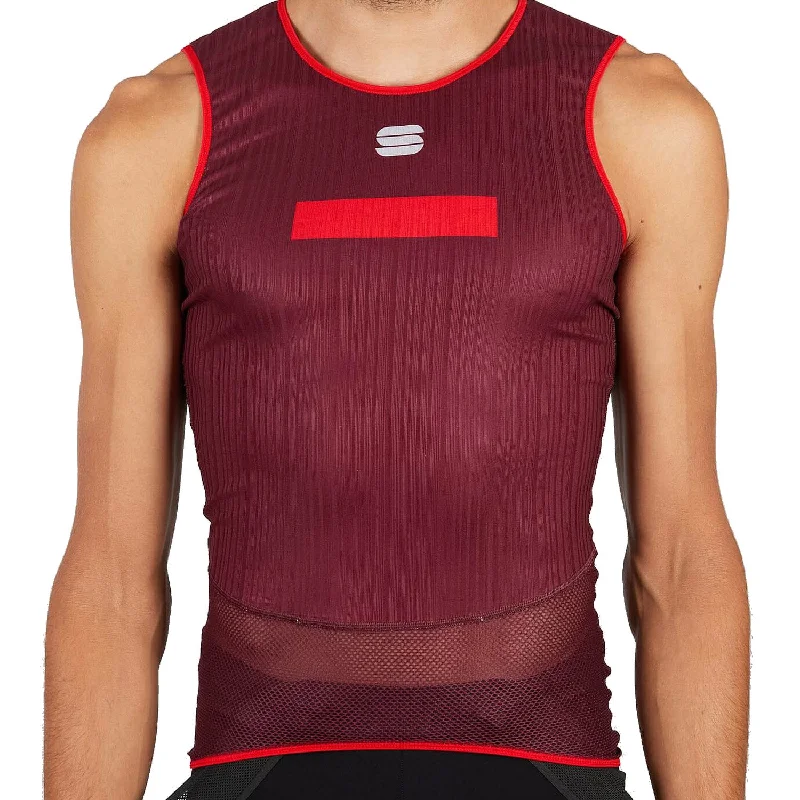 bicycle rotor efficiency-Maglia intima senza maniche Sportful Pro - Bordeaux