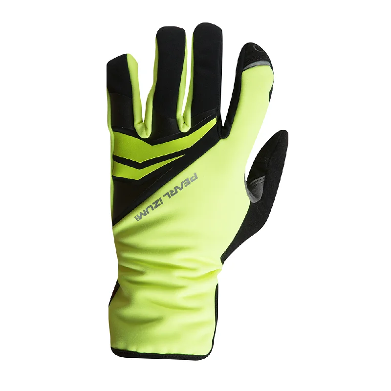 bicycle gear weight-Pearl Izumi Elite Softshell Gel Glove - Screaming Yellow