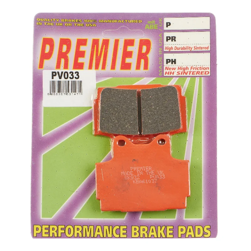 bicycle rotor responsiveness-Premier Brake Pads - PV Semi Sintered