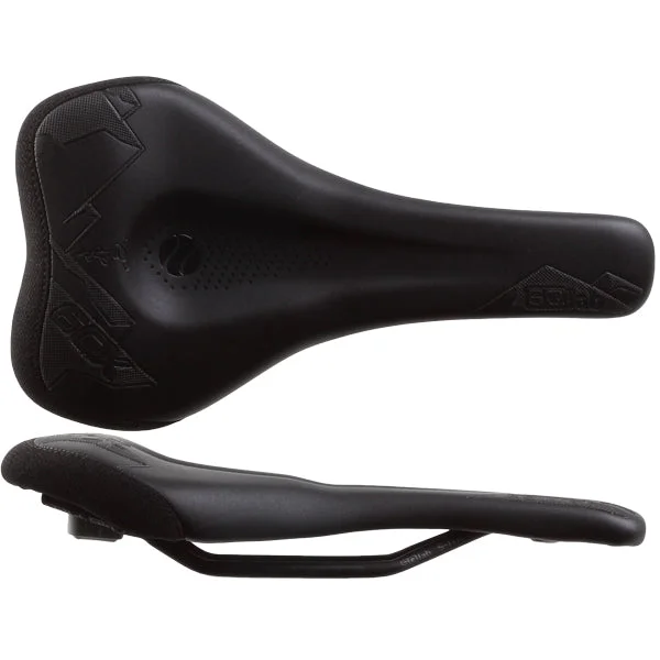 bicycle cleat efficiency-SQlab 60X Active S-tube Rail 150* Saddle Black