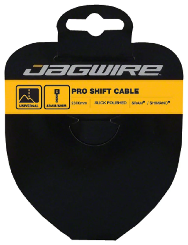 bicycle handlebar adaptability-Jagwire Pro Shift Cable - 1.1 x 2300mm For SRAM/Shimano