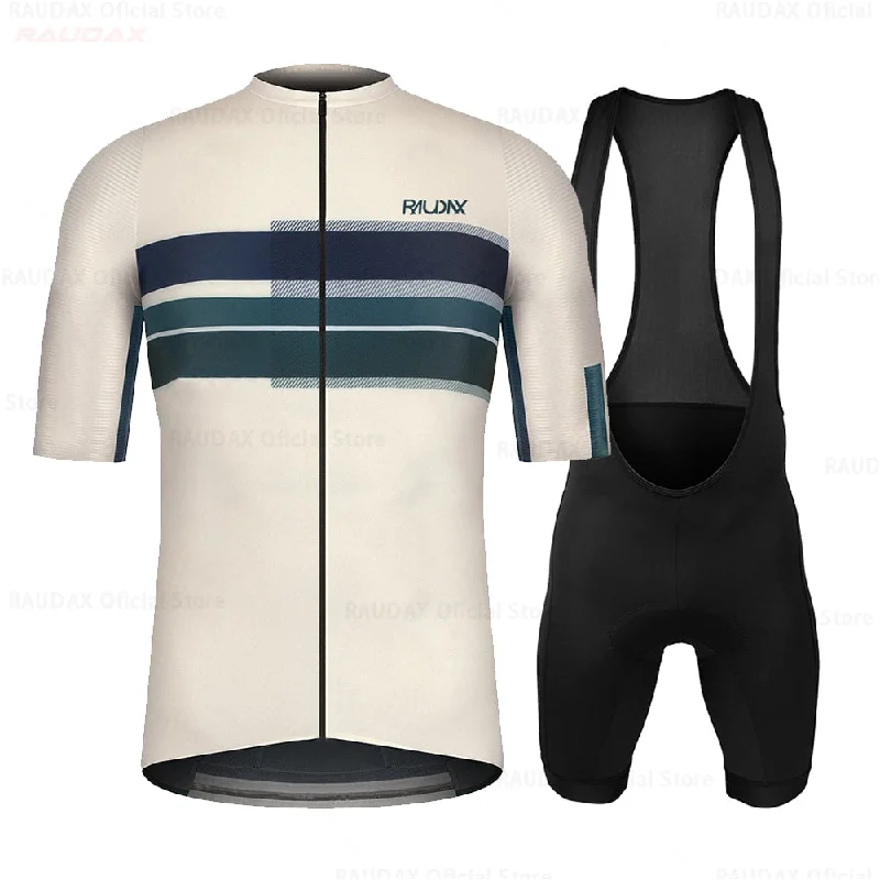 bicycle tire smoothness-Raudax Retro Cycling Jersey Sets (2 Variants)