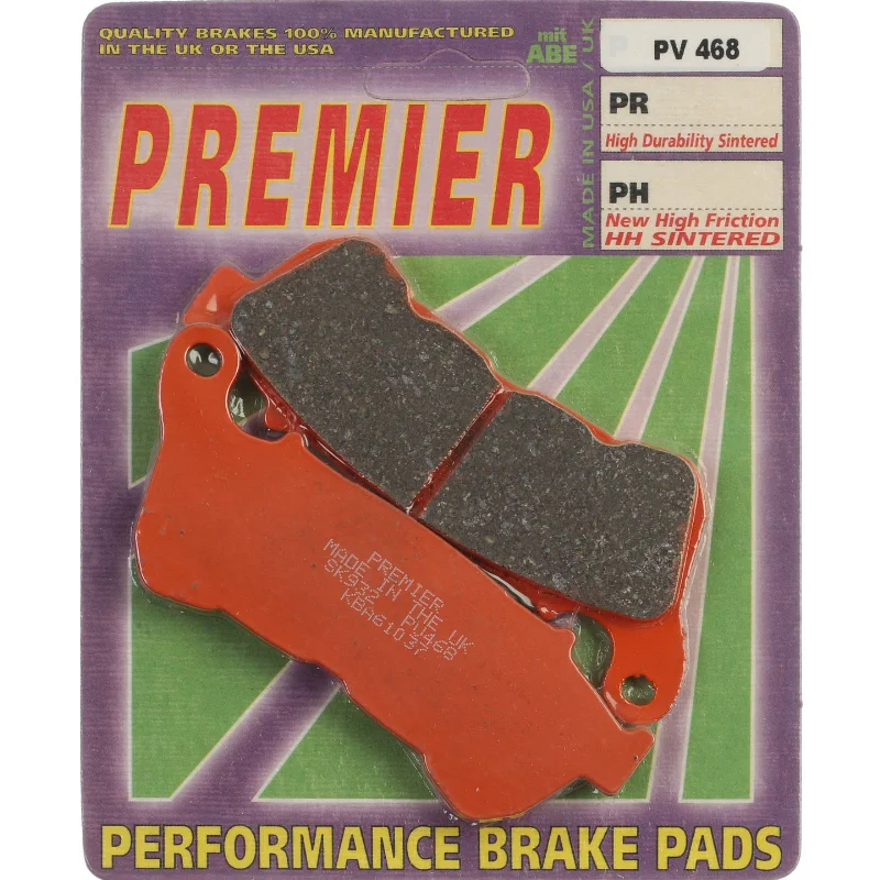 bicycle seatpost performance-Premier Brake Pads - PV Semi Sintered