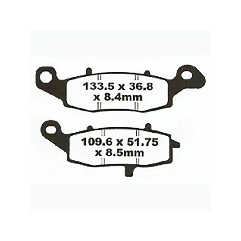 bicycle pad grip-Premier Brake Pads - PV Semi Sintered