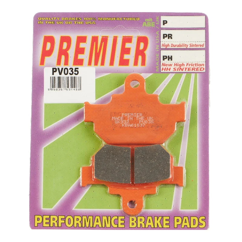 bicycle gear responsiveness-Premier Brake Pads - PV Semi Sintered