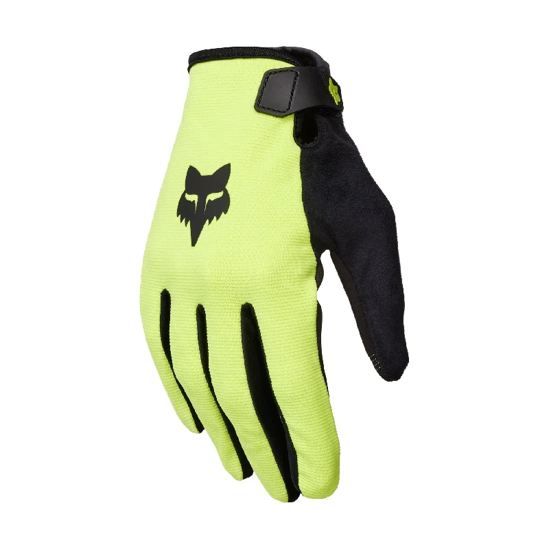 bicycle tire reliability-Fox Racing Ranger MTB Glove - Flo Yellow