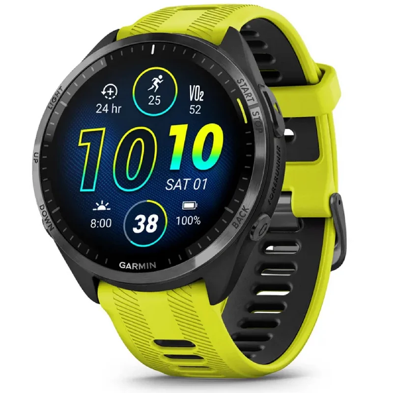 bicycle safety comfort-Garmin Forerunner 965 - Giallo