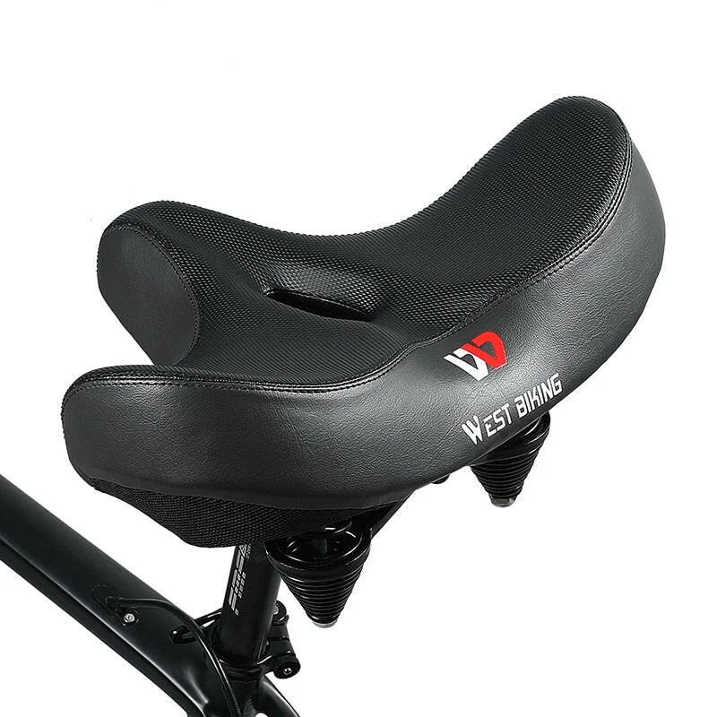 bicycle tire adaptability-Ergonomic Soft Bicycle Saddle Widen Thicken Cushion Pad MTB Road Bike Saddle Comfortable Breathable Cycling Seat