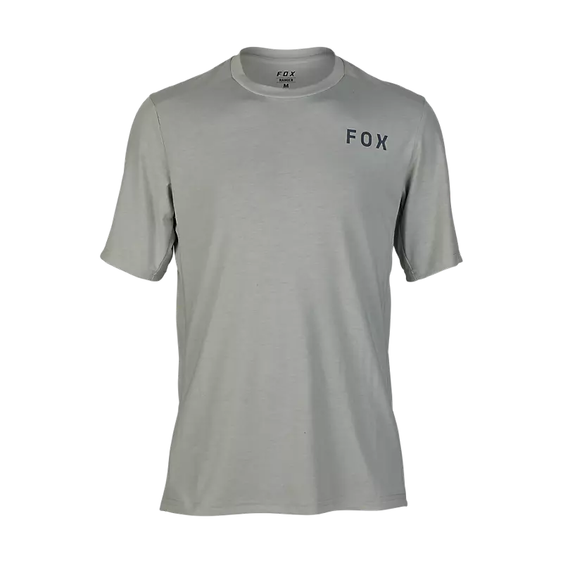 bicycle brake robustness-Fox Racing Ranger Dri Release Short Sleeve MTB Jersey - Alyn - Gray Vintage