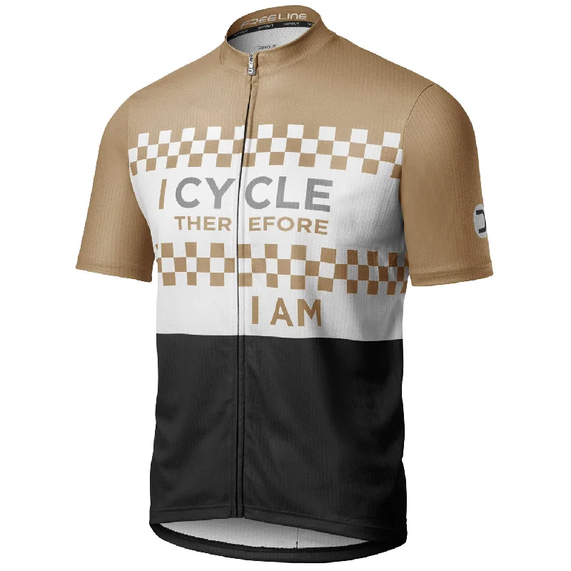 bicycle cleat efficiency-Maglia Dotout Hyper - Beige