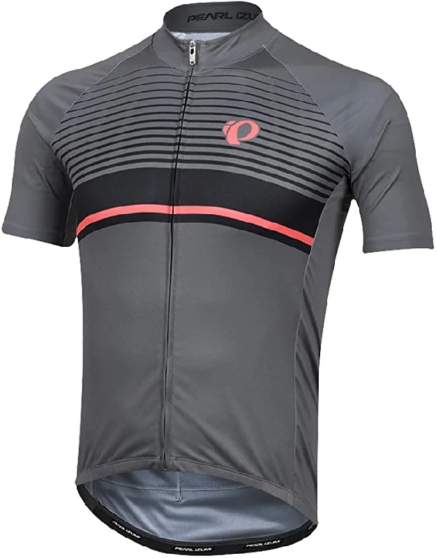 bicycle paint precision-Pearl Izumi Elite Pursuit Graphic Short Sleeve Road Jersey - Smoked Pearl-Black Diffuse