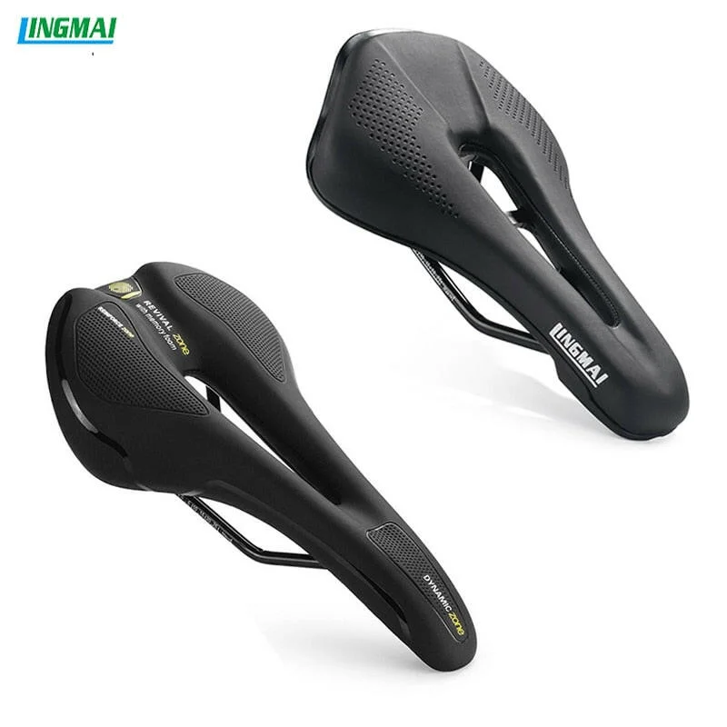 bicycle saddle comfort-Hollow Comfort Bicycle Saddle Breathable Seat Cushion Shockproof Waterproof Ergonomics MTB Road Bike Saddle Bike Accessories