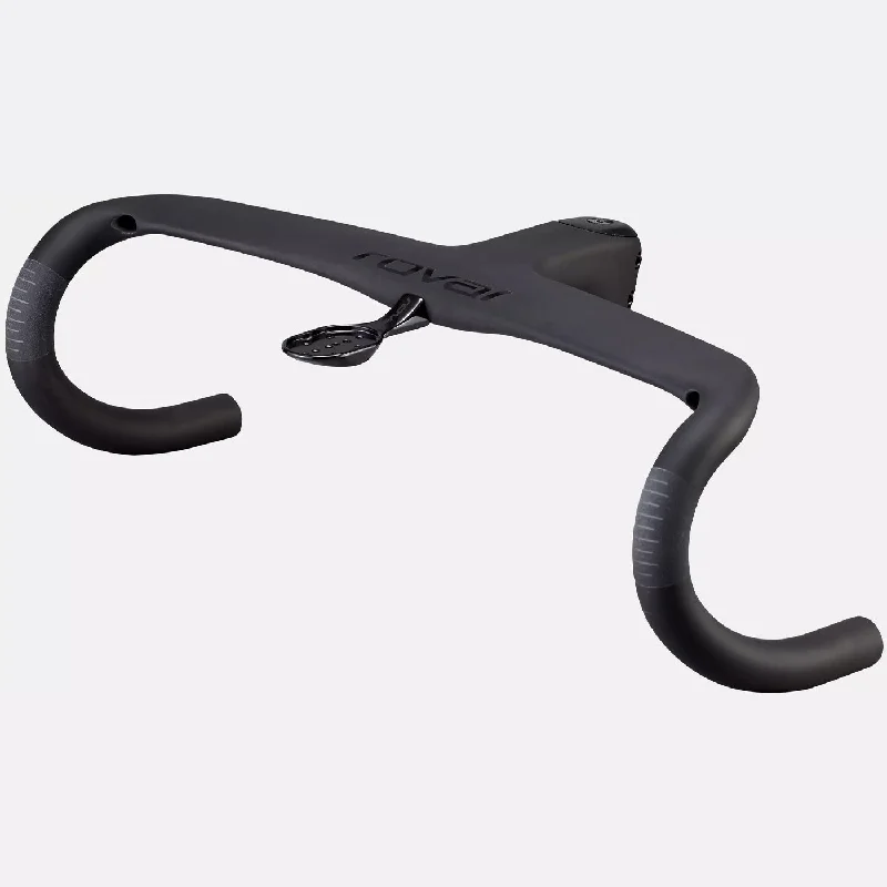 bicycle handlebar adaptability-Manubrio integrato Roval Rapide 400 mm - Nero