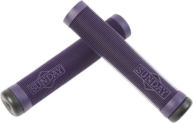 bicycle seatpost smoothness-Sunday Cornerstone Grips - Midnight Purple