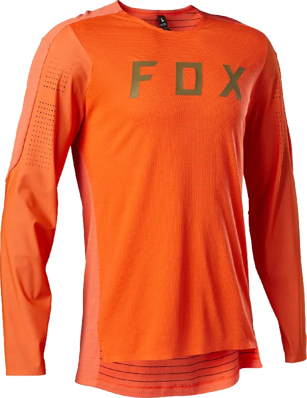 bicycle night comfort-FOX FLEXAIR PRO LS JERSEY - FLO ORANGE