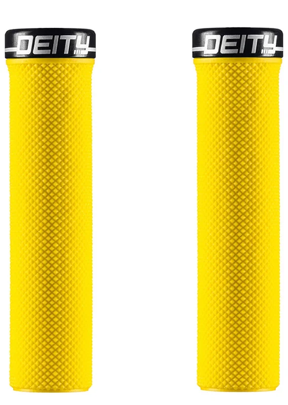 bicycle cleat comfort-Deity Slimfit 132mm Grips - Pair