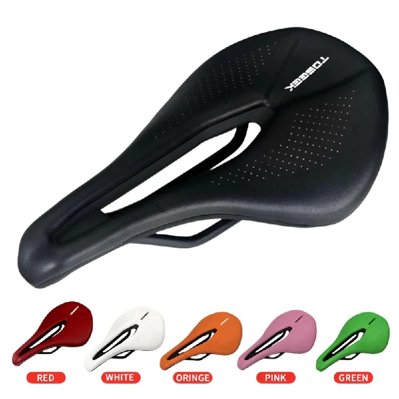 bicycle lever strength-TOSEEK EVA Ultralight Breathable Comfortable Seat Cushion Bike Racing Saddle Bicycle Seat MTB Road Bike Saddle Parts Components