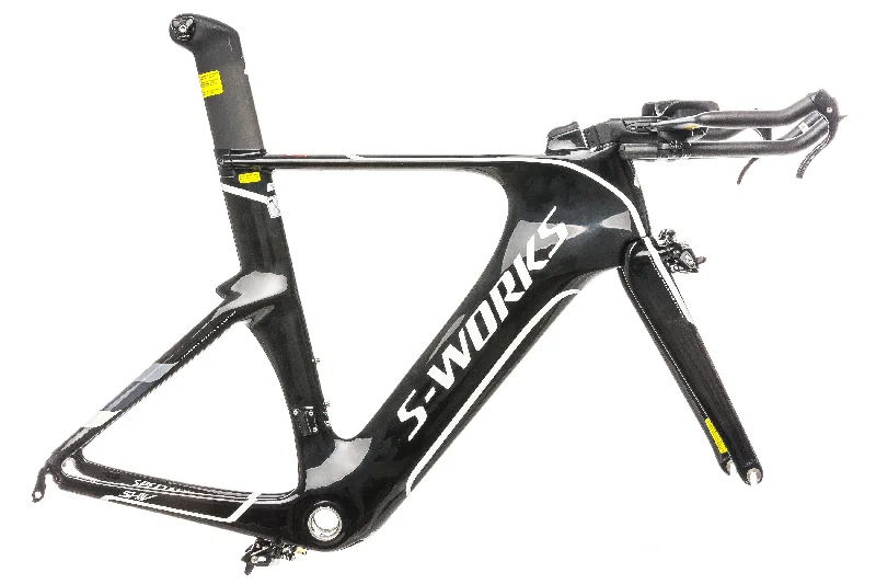 bicycle tire comfort-Specialized S-Works Shiv Module Medium Frameset - 2012