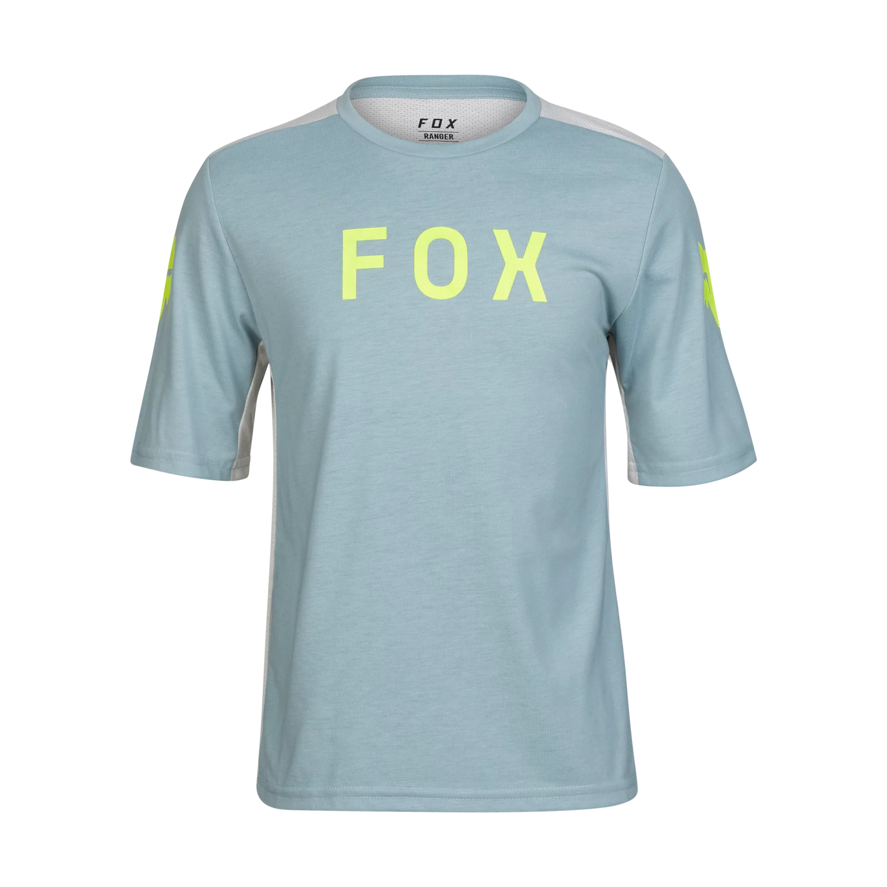 bicycle sidewall toughness-Fox Racing Ranger Short Sleeve MTB Jersey - Aviation - Youth - Gunmetal