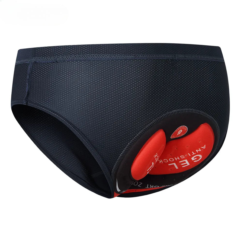 bicycle rotor grip-Men Women Under Shorts Padded Cycling Underwear Triangle Breathable Bicycle Underpants Mtb Bike Briefs Chamois Panties