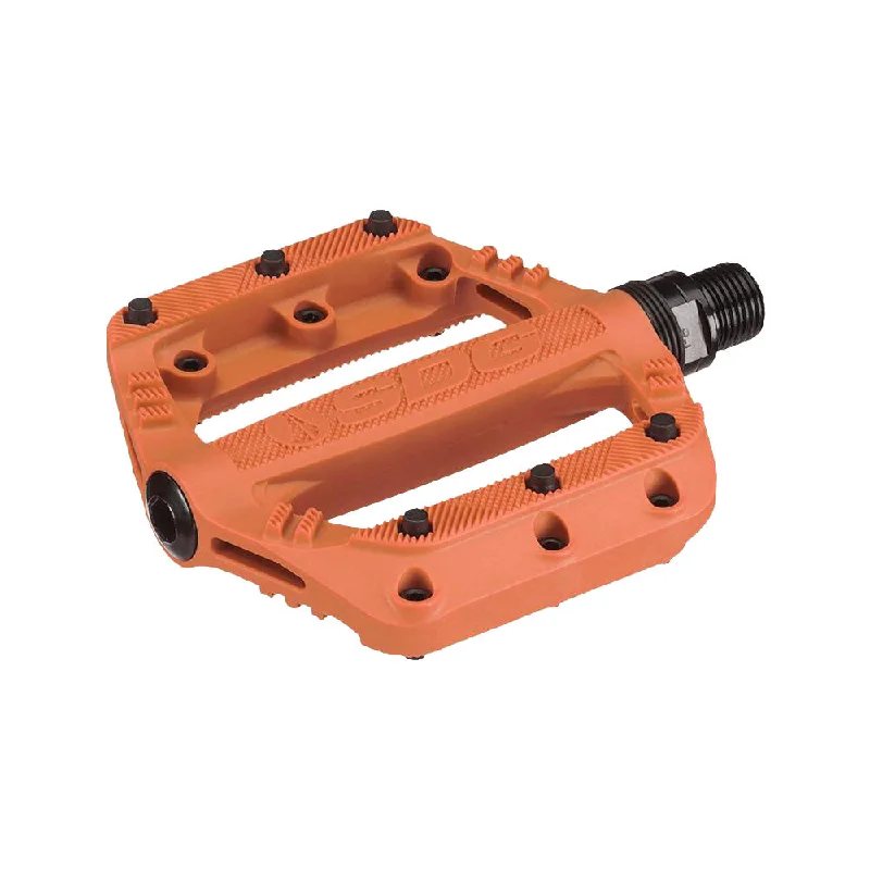 bicycle stand capacity-SDG Slater Pedals Orange