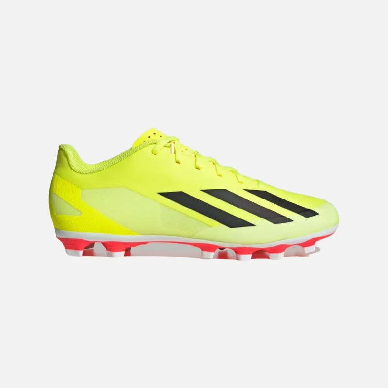 bicycle paint versatility-Adidas X Crazyfast Club Flexible Ground Unisex Football Shoes -Team Solar Yellow 2/Core Black/Cloud White