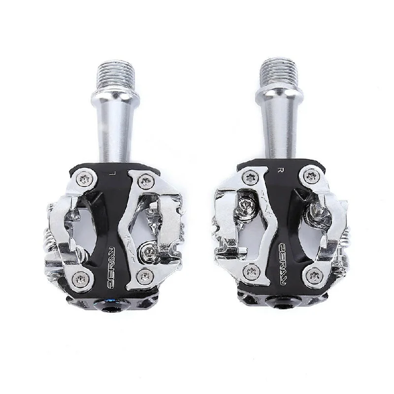 bicycle cleat reliability-ZERAY ZP-108S ZP-109S Cycling Road Bike MTB Clipless Pedal Self-locking Pedals SPD Compatible Pedals Bike Parts 108s