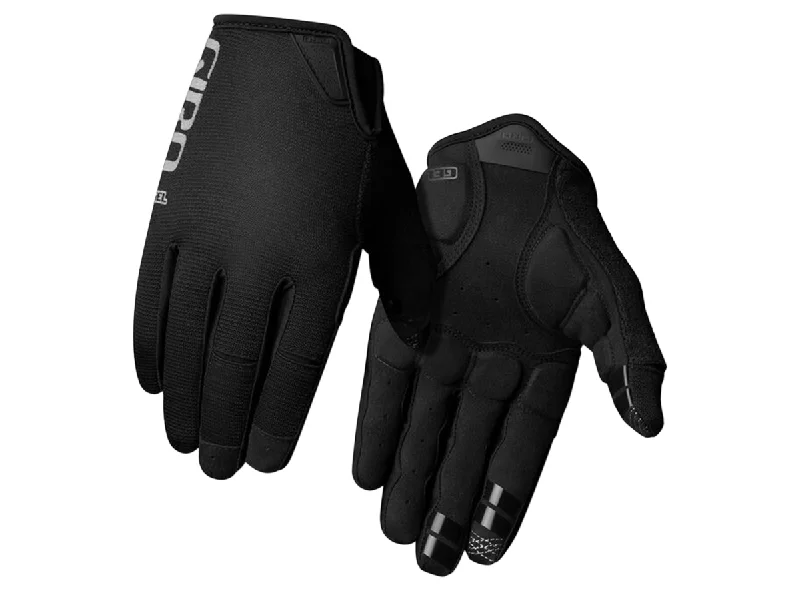 bicycle gravel comfort-Giro DND Gel MTB Glove - Black