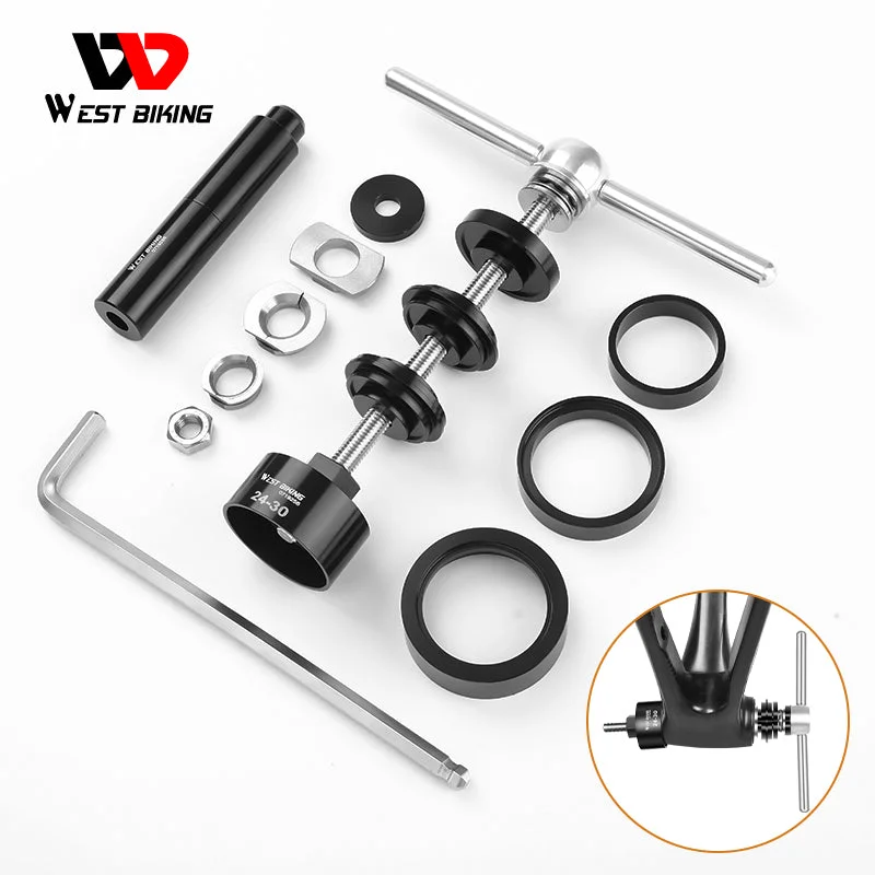 bicycle saddle strength-WEST BIKING Bicycle Bottom Bracket Bearing Remove Install Tool