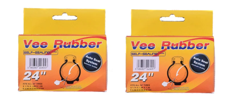 bicycle tool resilience-PAIR (2) SELF-SEALING INNER TUBES 24 x1.75- 24 x 2.125 CAR VALVE BMX,FOLDER,KIDS